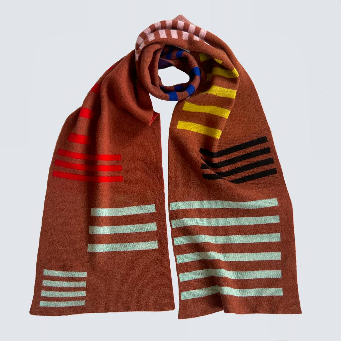 Giannina Capitani Panton Stripe Wide Scarf, £99