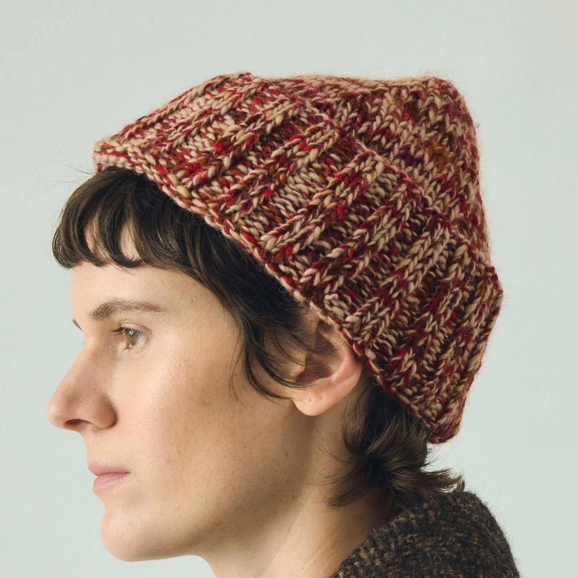 Toast Hand Knitted Marl Beanie, £89