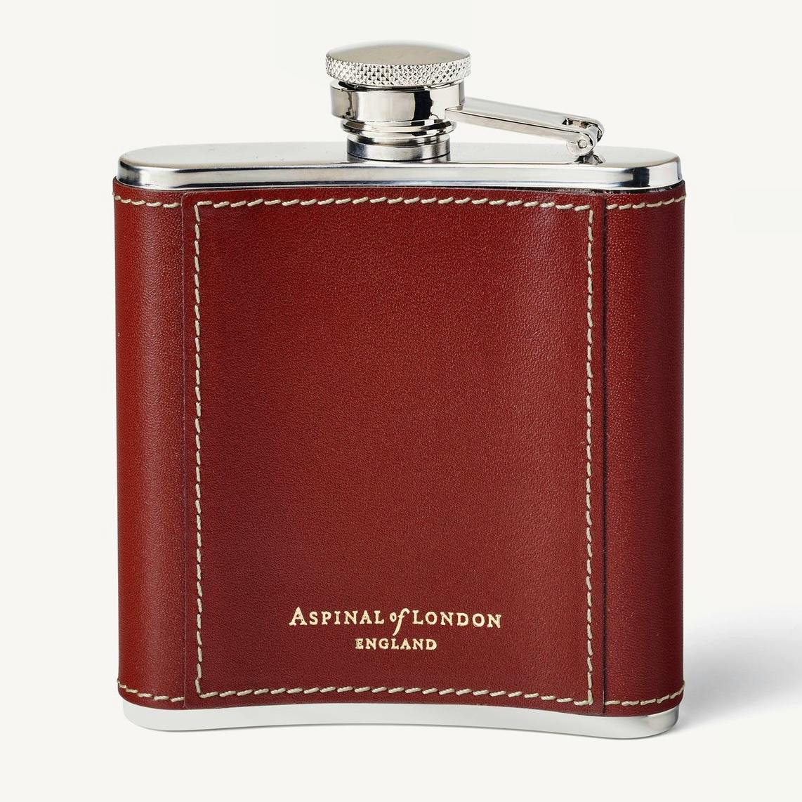 Aspinall of London Classic 5oz Leather Hip Flask, £55