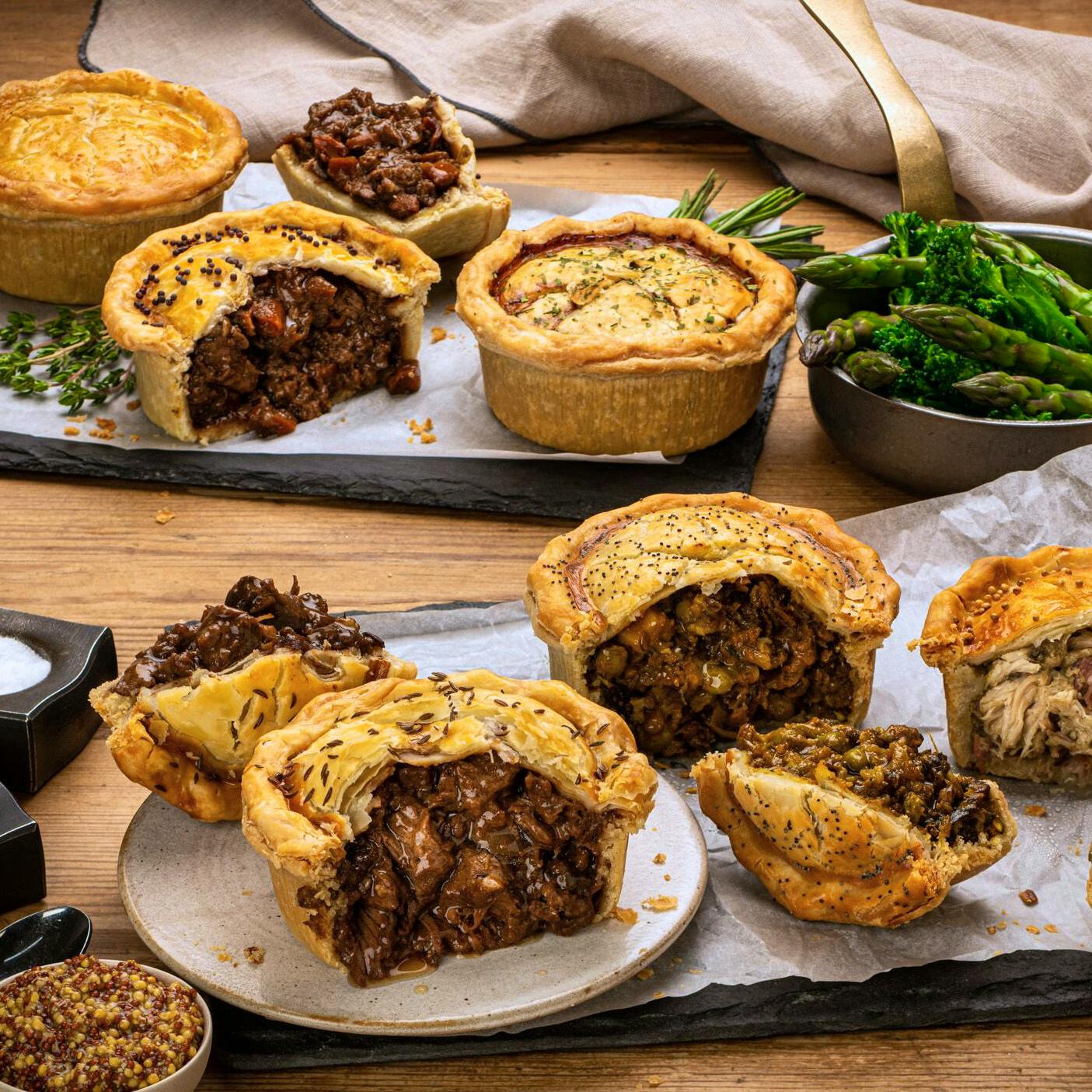 Yorkshire Handmade Pies The Yorkshire Taster Box - 6 Different Pies in One Box, £28