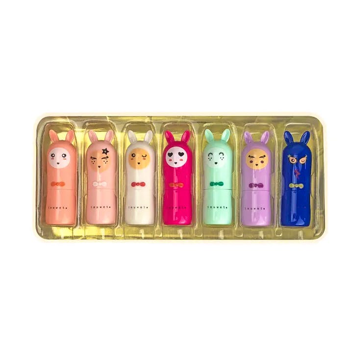 Inuwet Pompom Lip Balm Box - Set of 7, £30