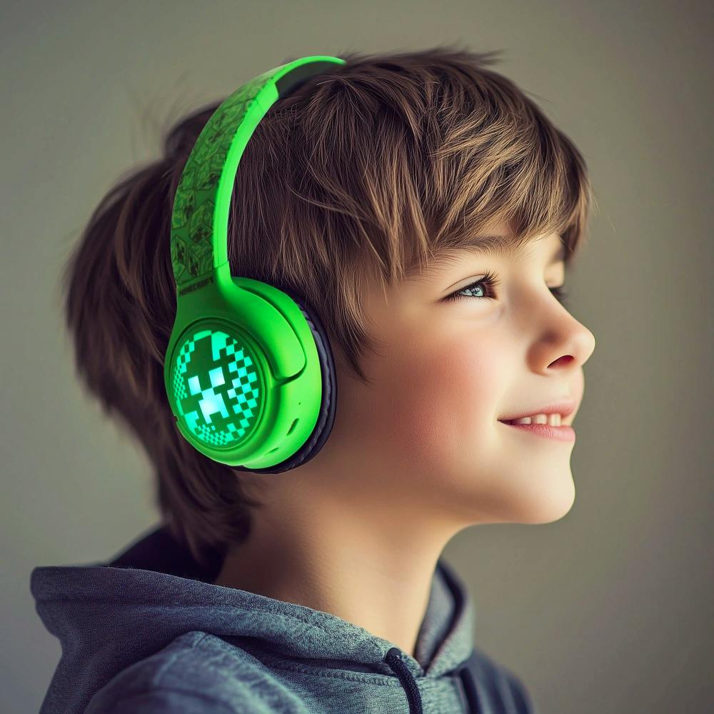 Smyth Toys Minecraft LED Light-Up Wireless Bluetooth Headphones, £24.99