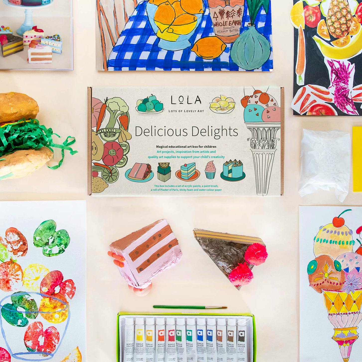 Lola – Lots Of Lovely Art Delicious Delights Art Box For Children, £32.95
