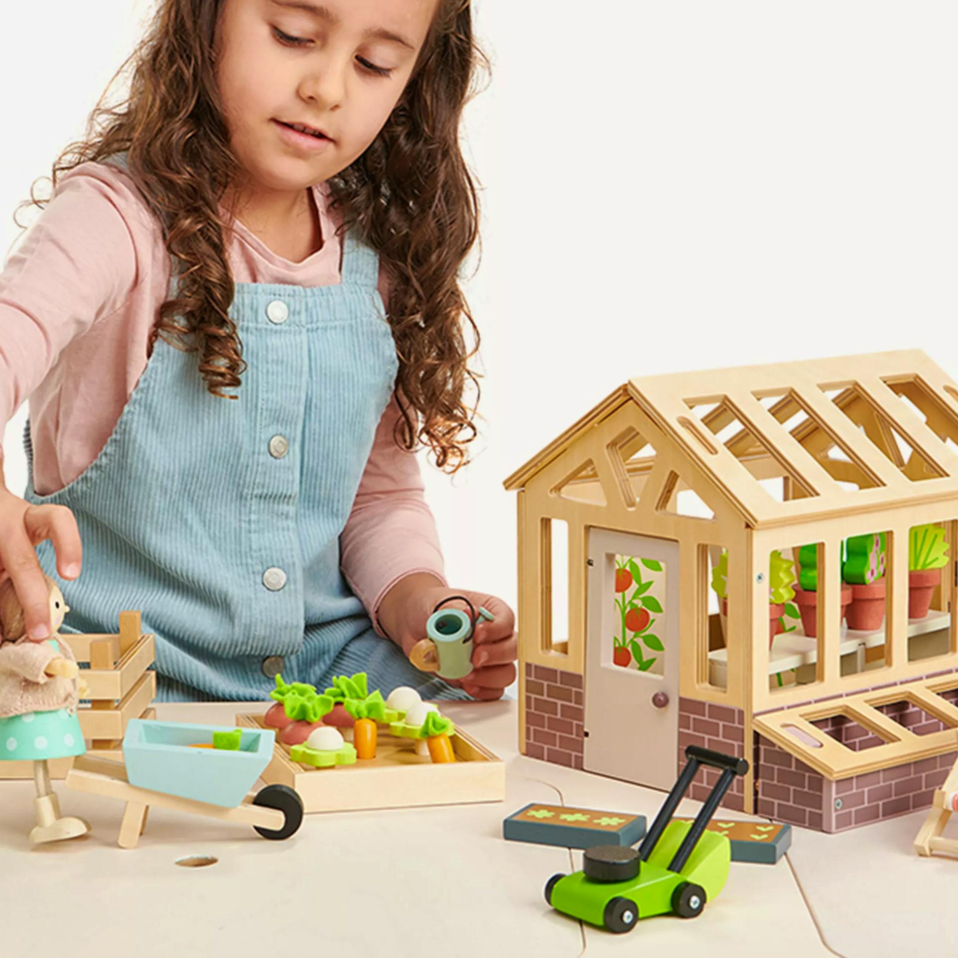 Tender Leaf Toys Greenhouse and Garden Set Toy, £109.95