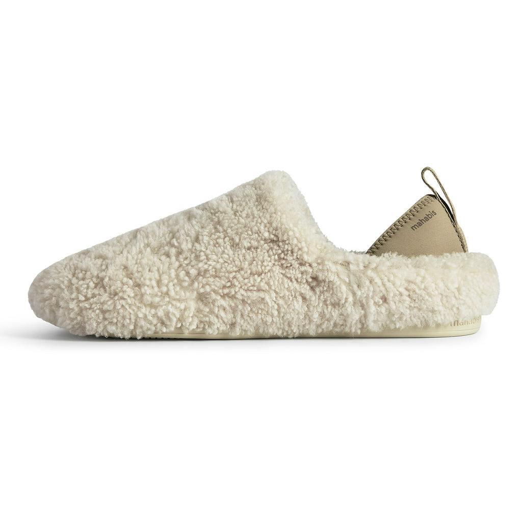 Mahabis Natural Shearling Slippers, £149
