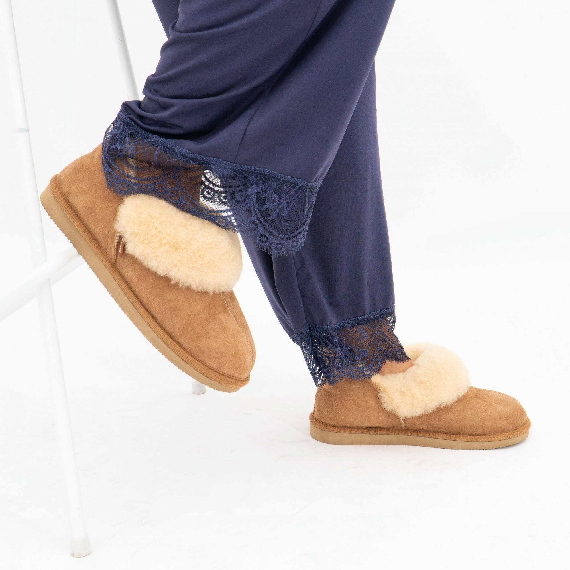 House Of Slippers Shepherd Karin Sheepskin Slippers, £72