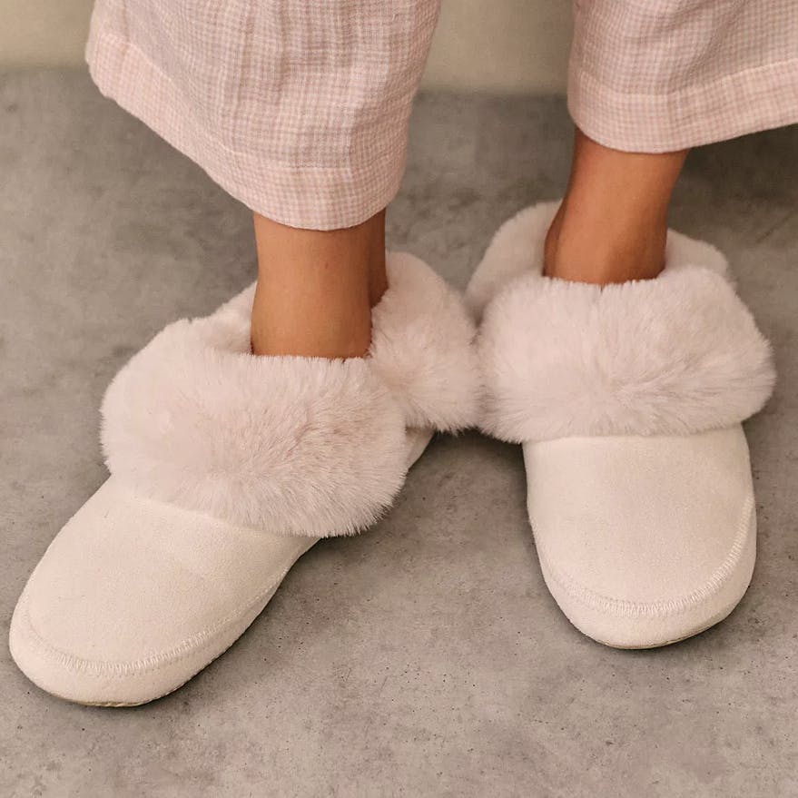 The White Company Cosy Stitch Detail Bootie, £40