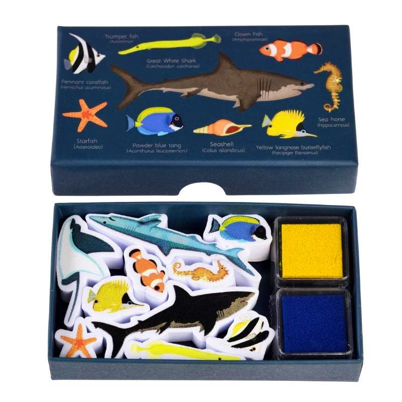 Waterstones Ocean Set of Mini Stamps, £6.99