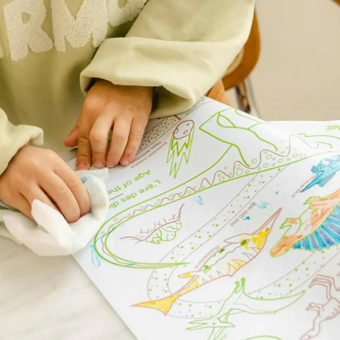 Superpetit Age Of The Dinosaurs Educational Coloring Page, £24