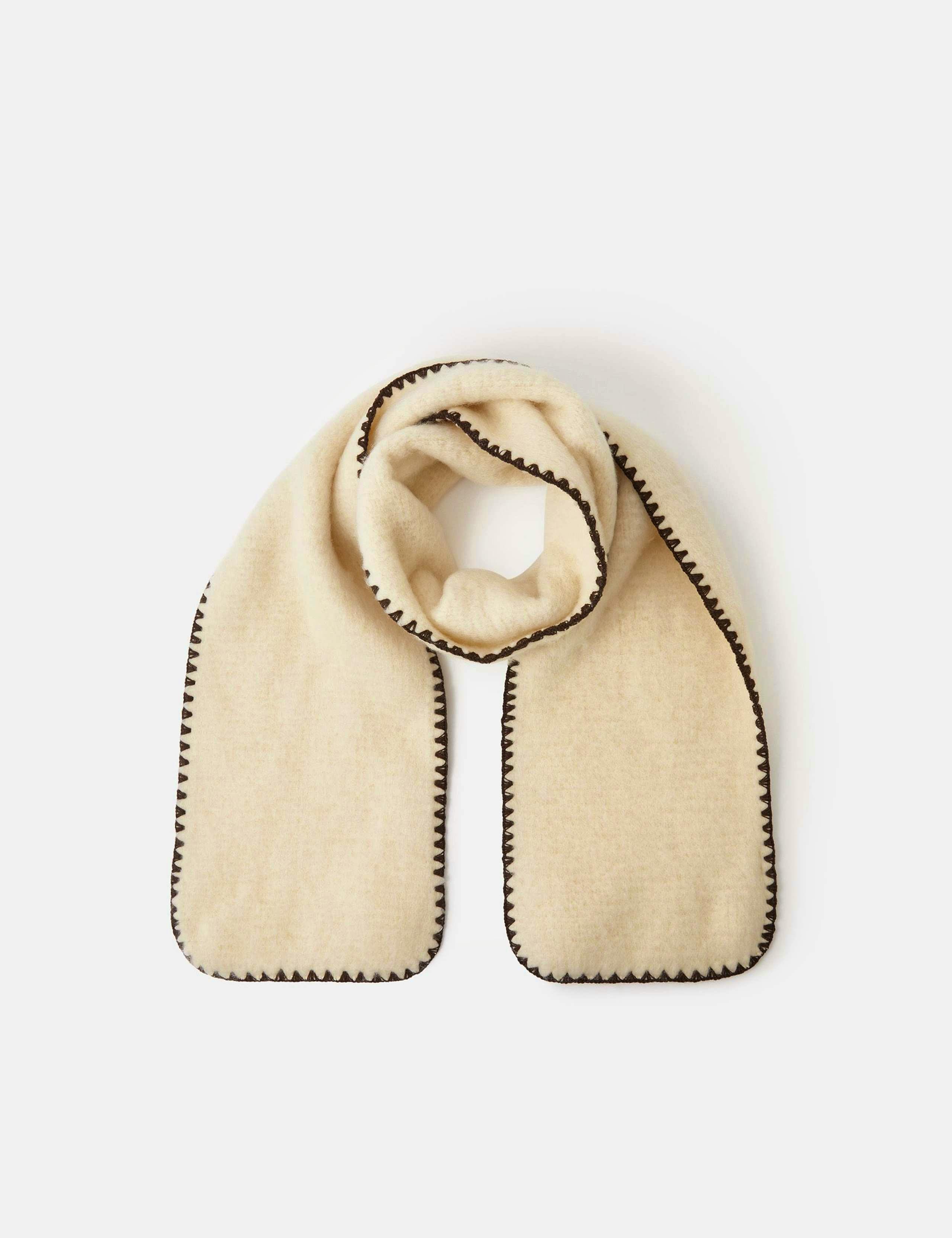 Accessorize Fluffy Stitch Edge Scarf, £26