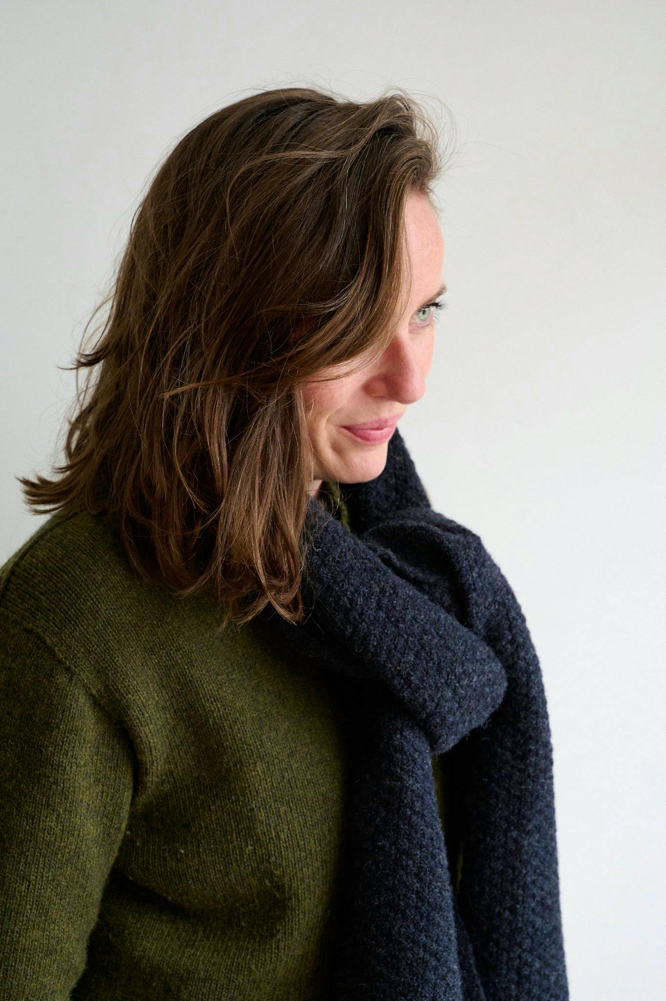 Freight Lambswool Moss Stitch Scarf, £62