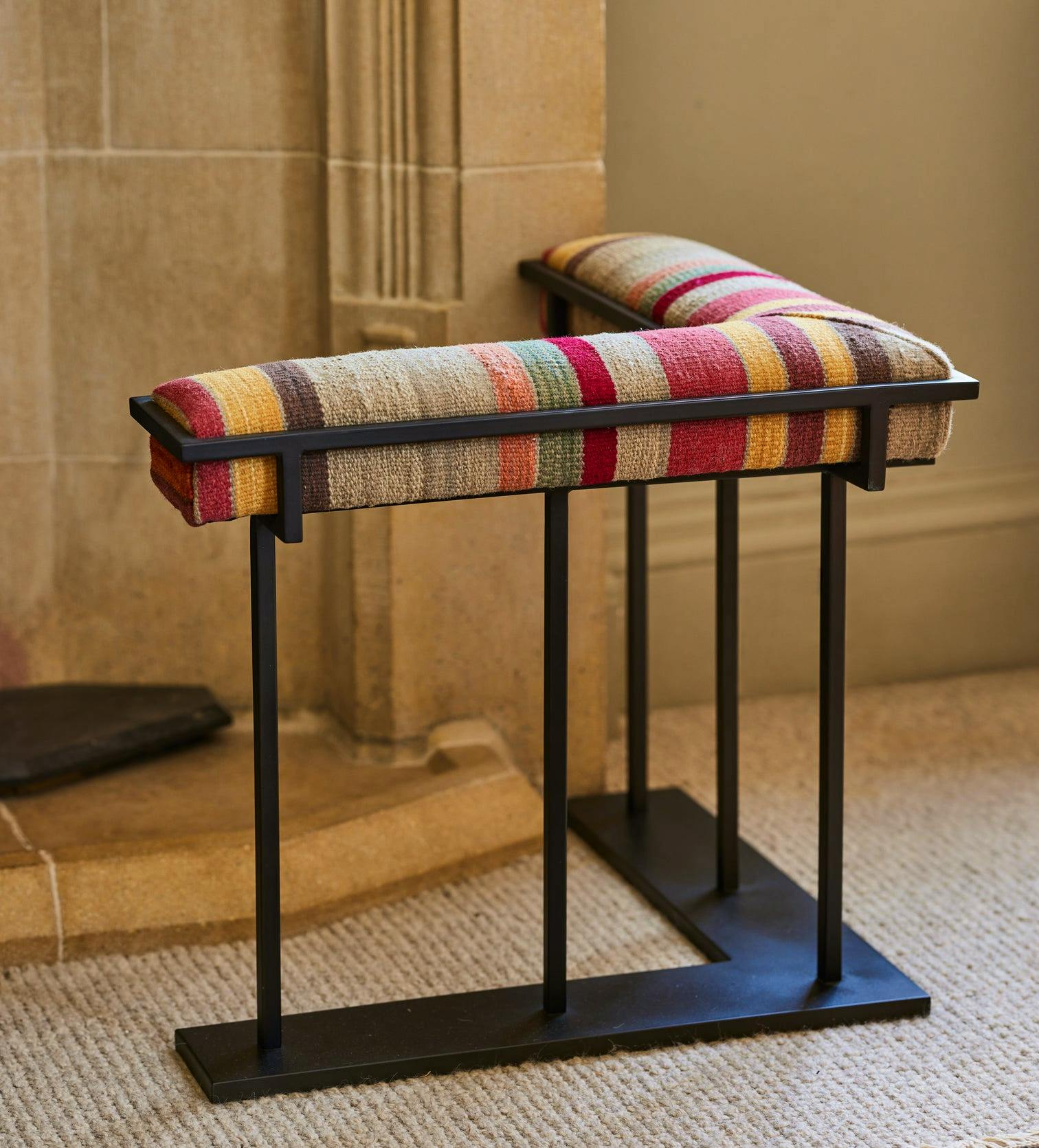 Oka George Berenson Kilim Rug Fire Fenders Pair – Multi, £995