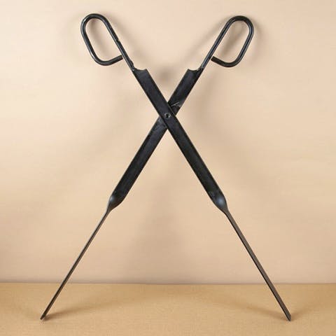 Objects of Use Spanish Blackened Steel Fire-Tongs, £15