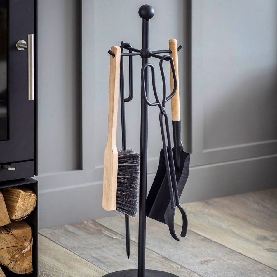 Garden Trading Jutland Fireside Tool Set Black, £120