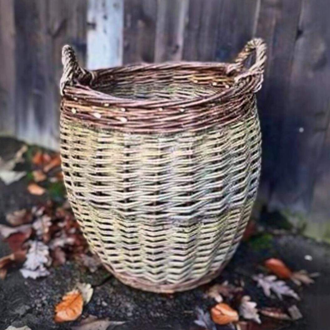 Wyldwood Willow French Rand Weave Log Basket, £110