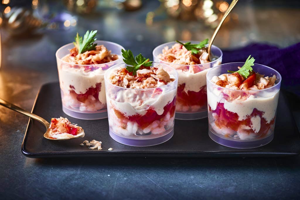 Collection 4 Lobster & Prawn Cocktail Starters (Serves 4) £26 