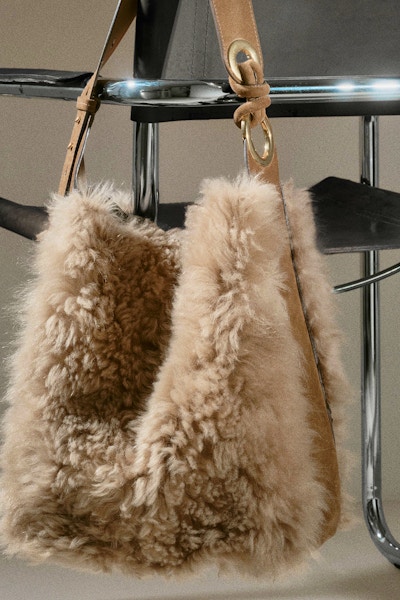 Anya Hindmarch Ringo Shearling Shoulder Bag, £1,450