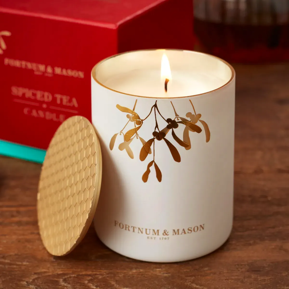 Fortnum & Mason Christmas Spiced Tea Candle, £50