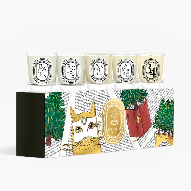 Diptyque Holiday Edition Set of 5 Miniature Candles, £85