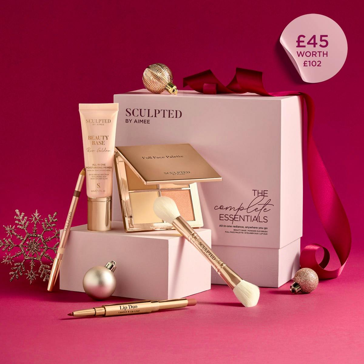 The Complete Essentials, £45 (worth £102) Glow through party season with this all-in-one beauty set