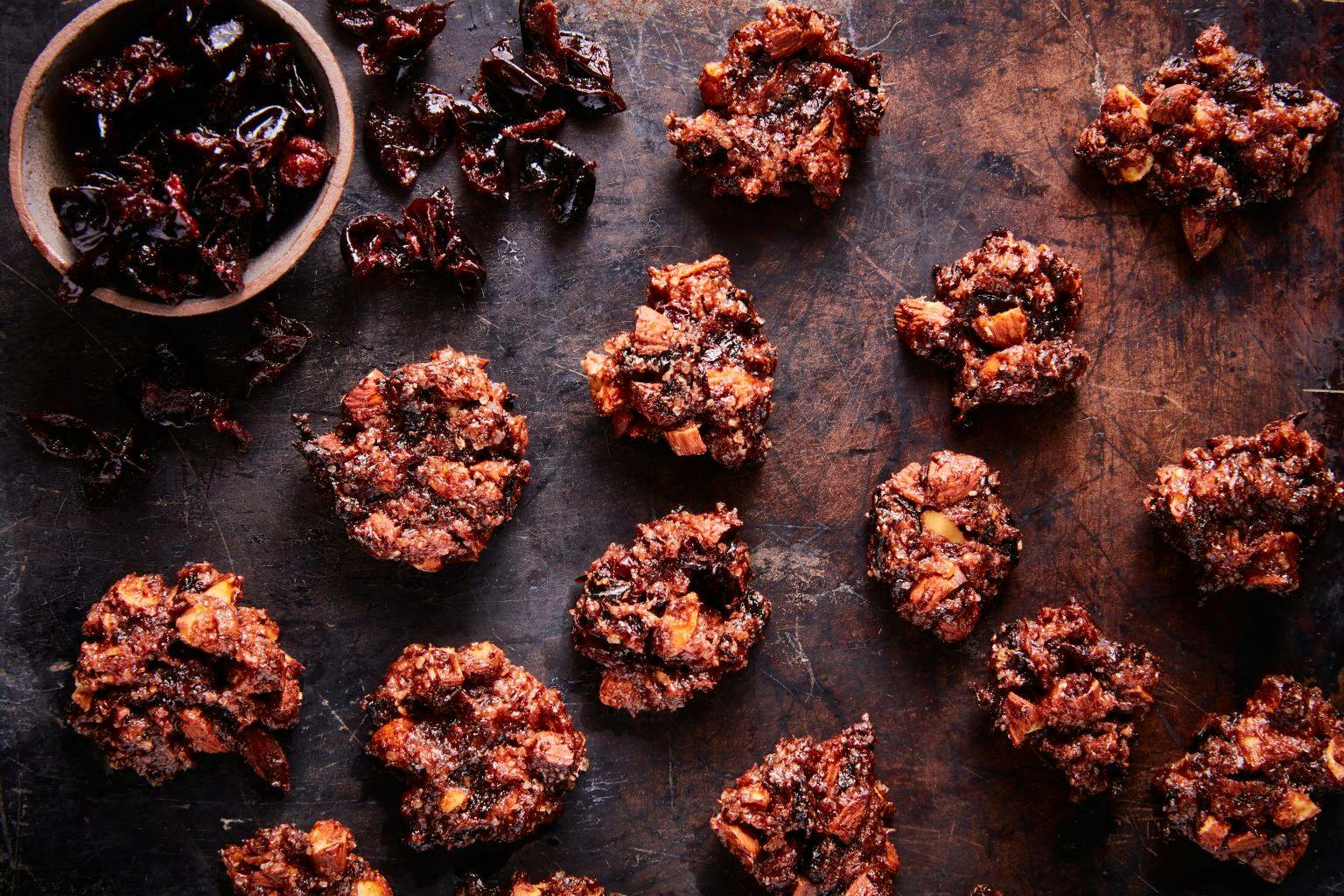 Sloe Recipes Sloe Nut Clusters Rachel Lambert