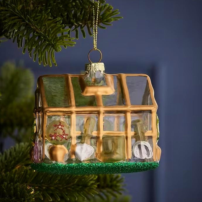 Liberty Glass Greenhouse Ornament, £9.95