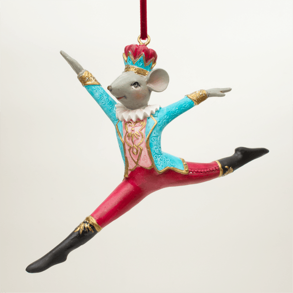 Scriptum Hanging Christmas Nutcracker And Mouse Ballerinos, £20