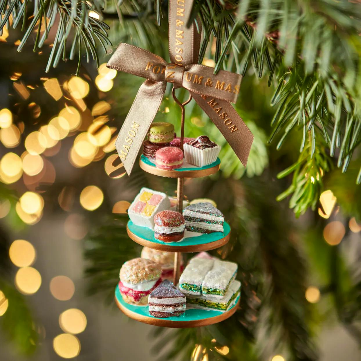 Fortnum & Mason Fortnum's Cake Stand Christmas Decoration, £26.95