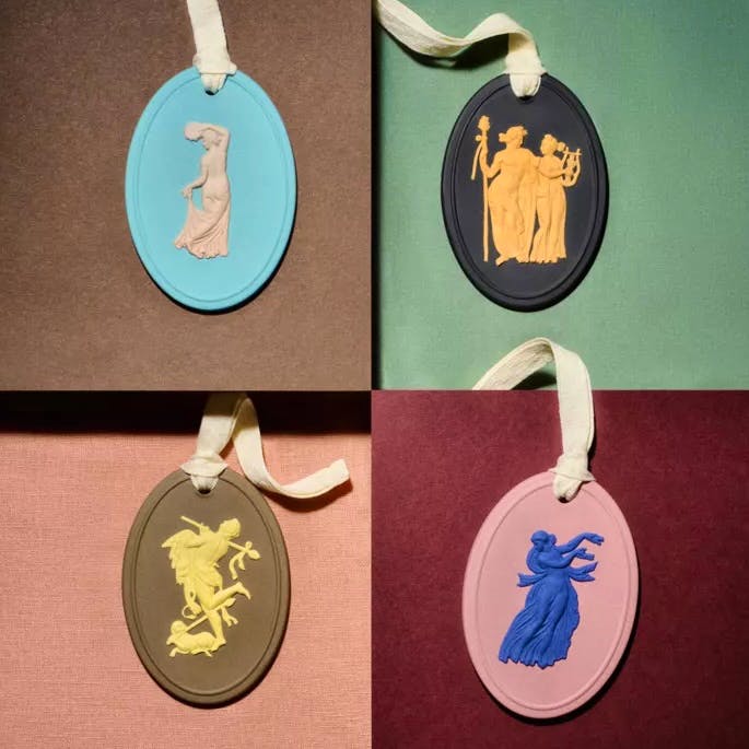 Wedgewood Festive Ardent Jasperware Christmas Decoration, £80