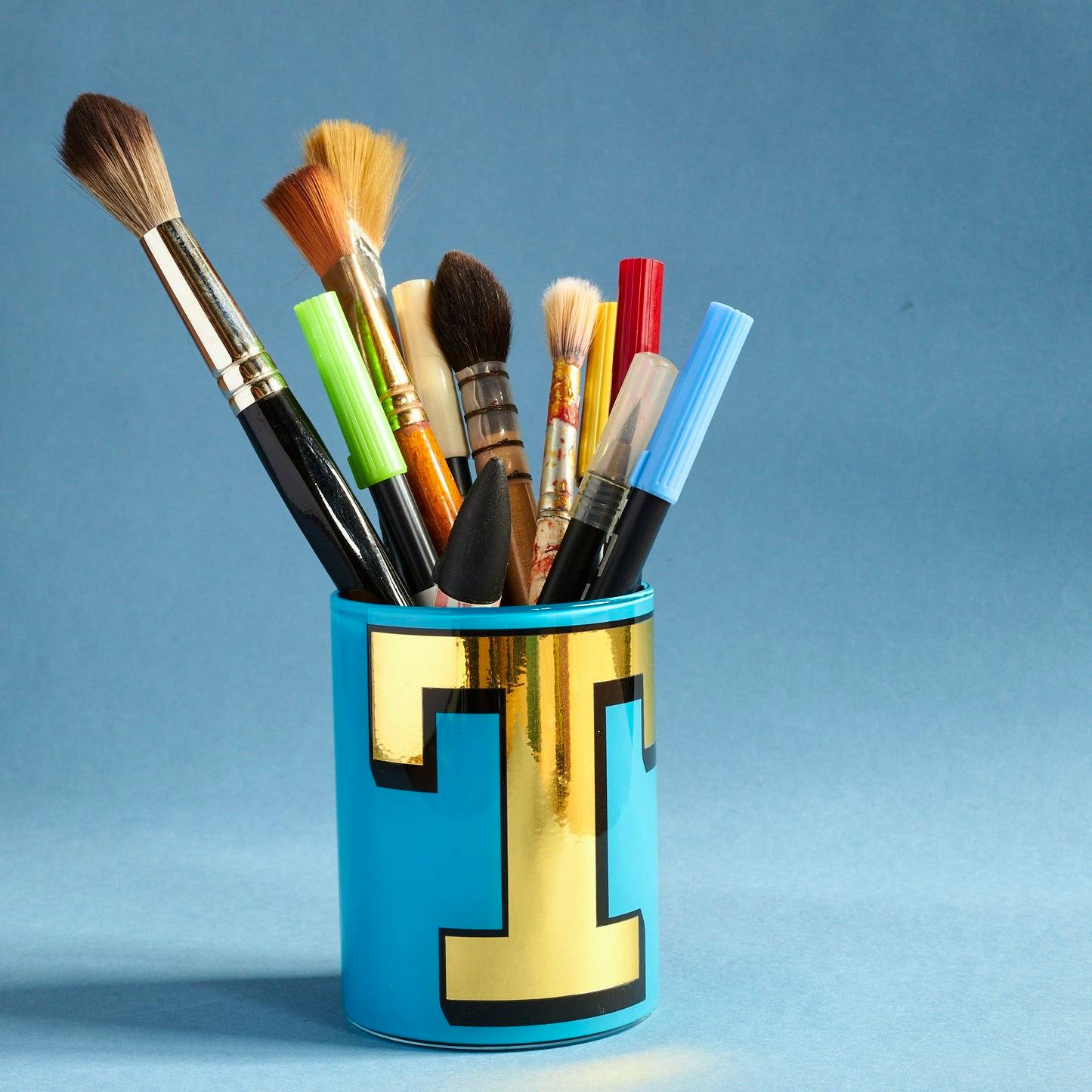 Pentreath & Hall Alphabet Brush Pot, £40