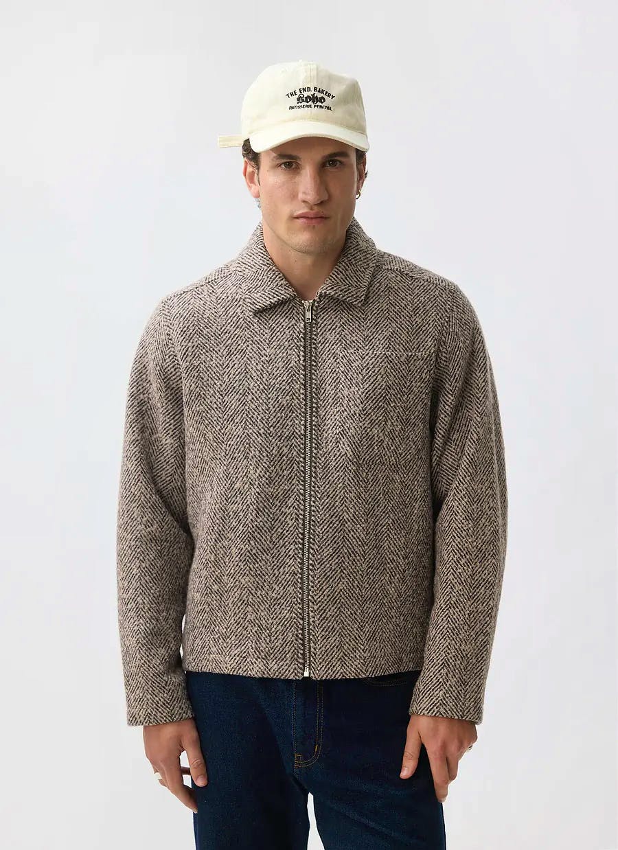 Herringbone Zip Jacket £229