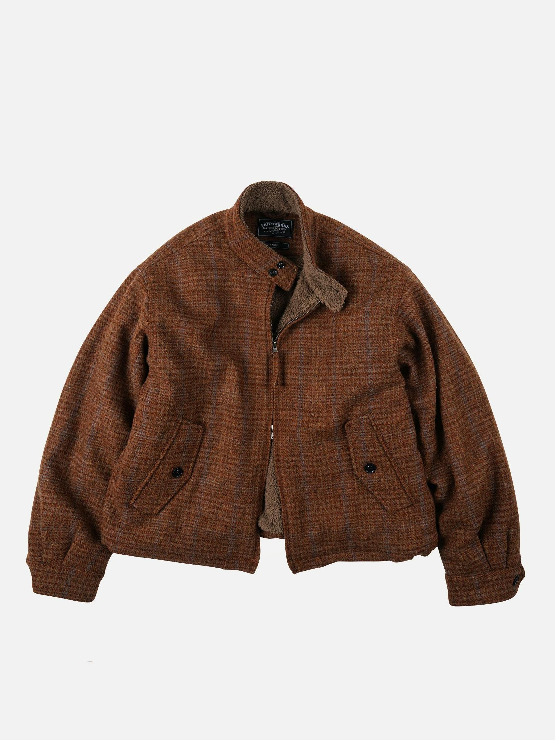 Fluffy Wool Harrington Jacket – Maple £385