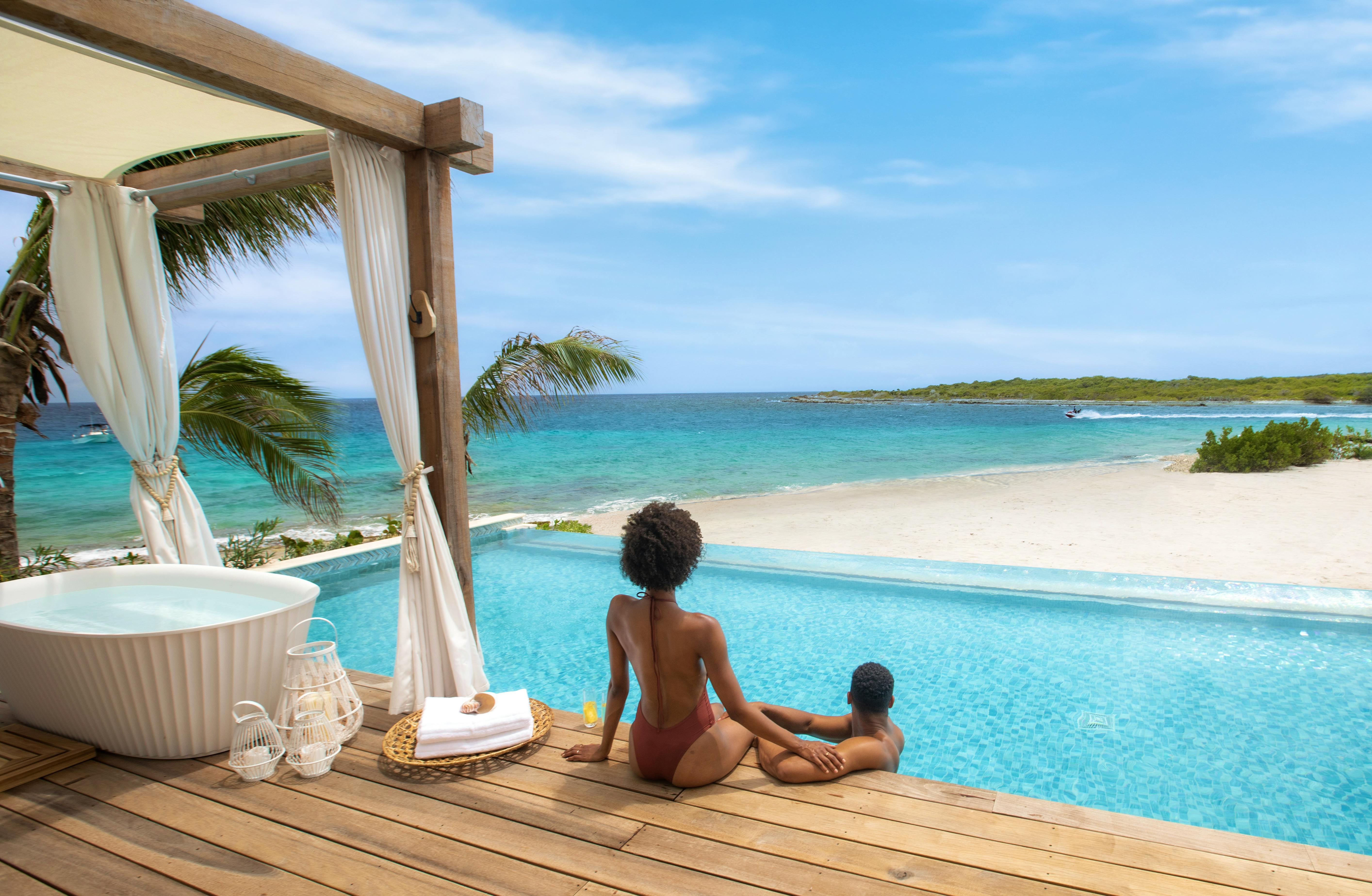 Sandals - Awa Seaside Butler Bungalow Private Pool