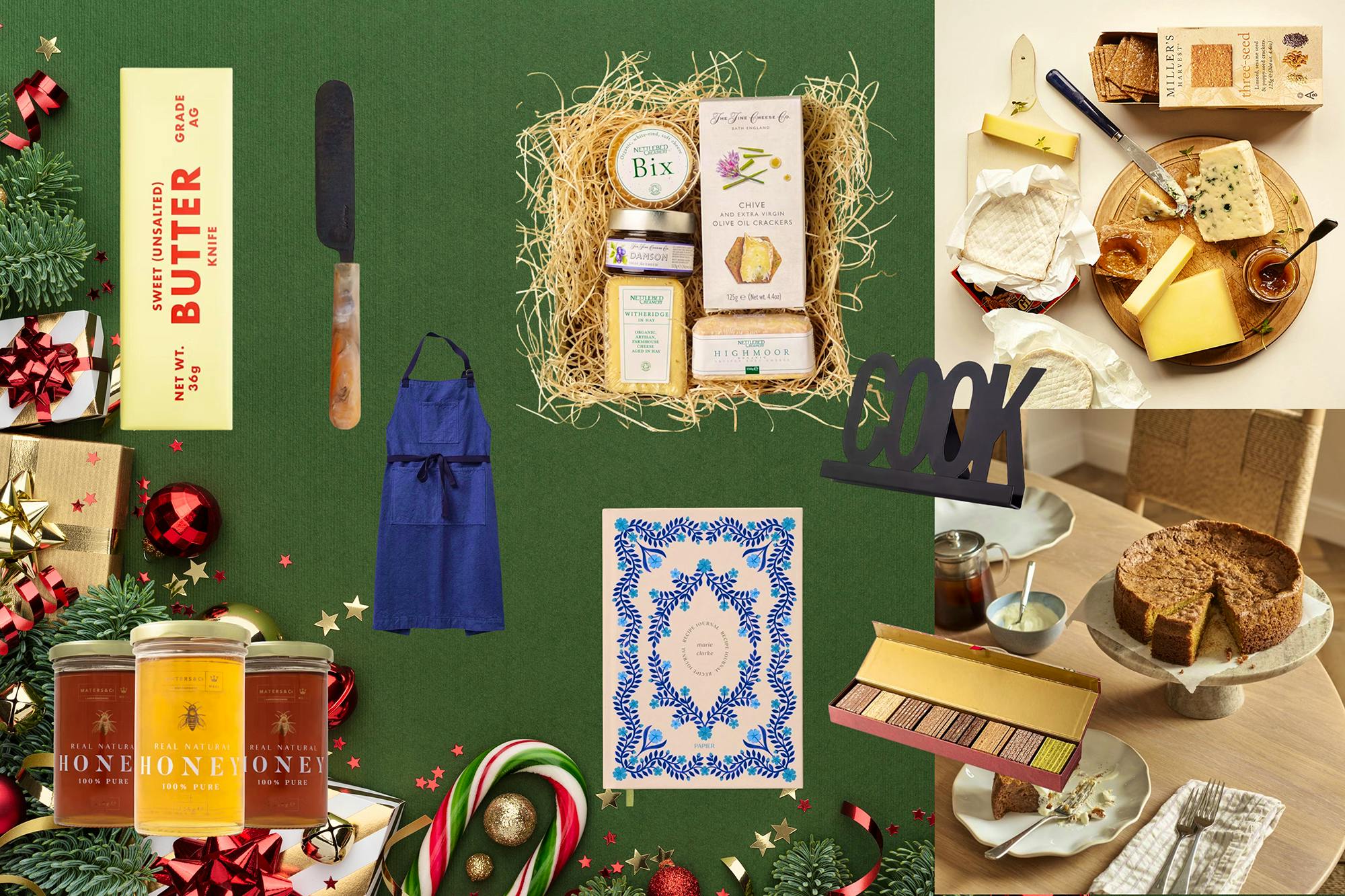 Xmas Food Gifts Collage