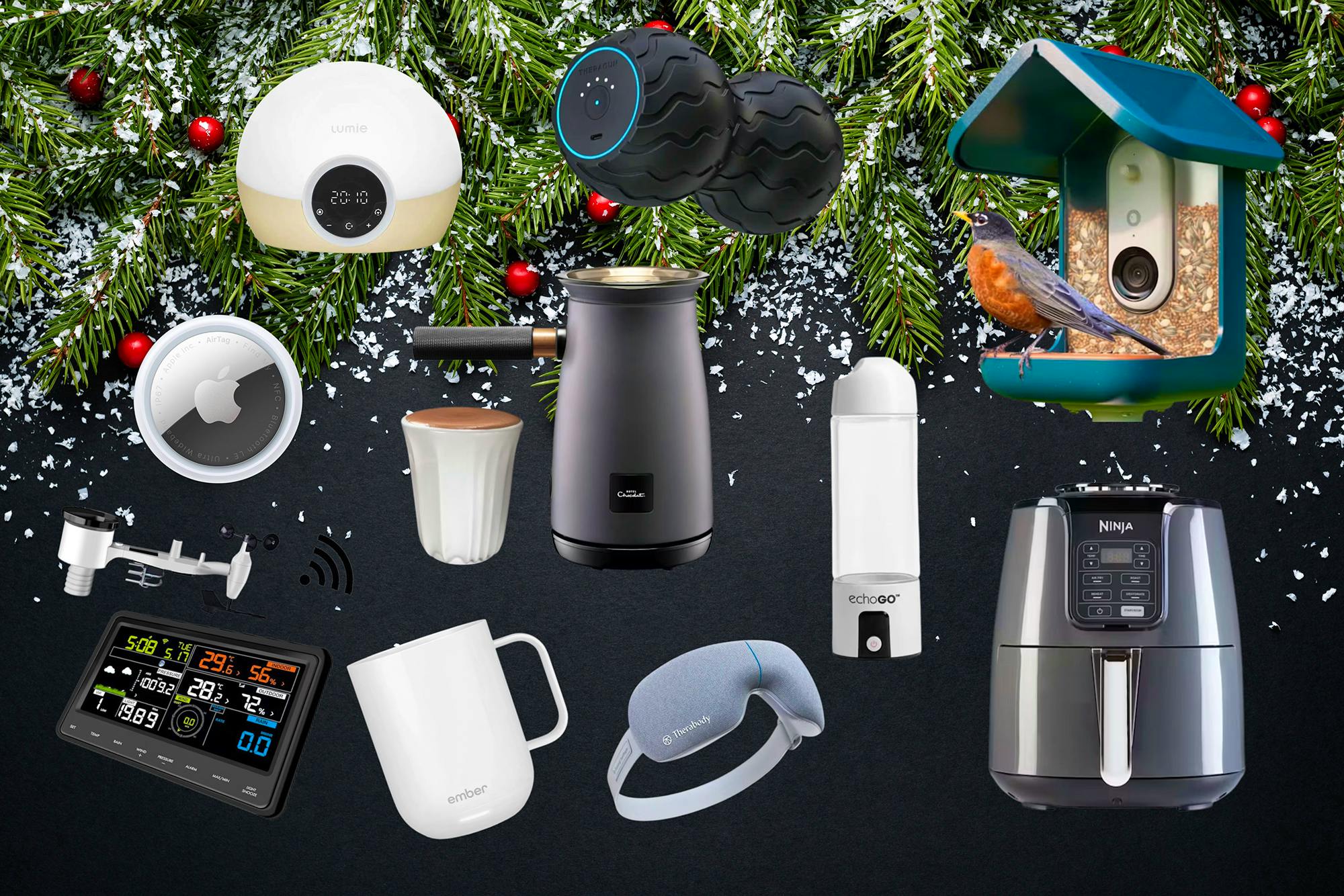 Xmas Gifts Tech Collage