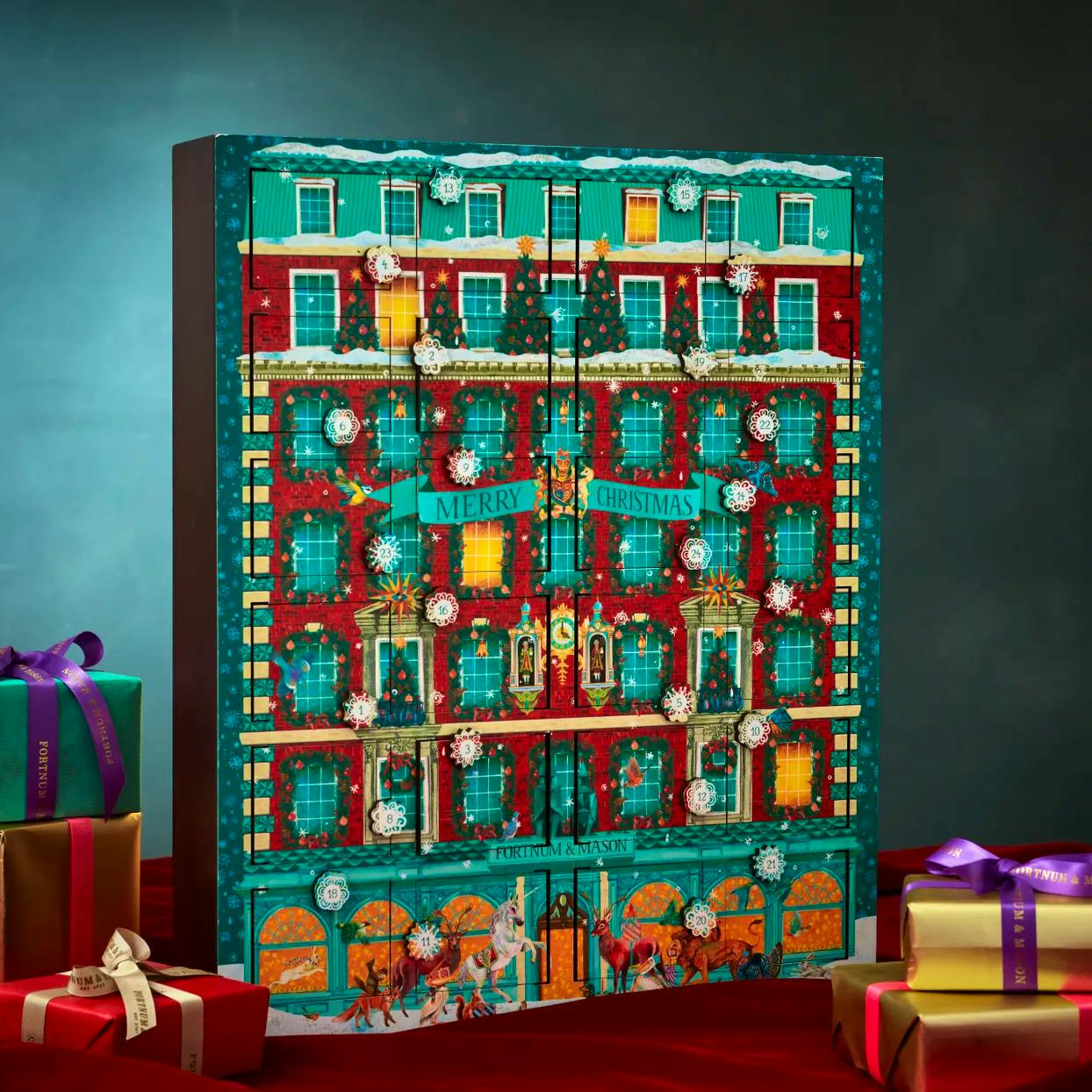 Fortnum & Mason Piccadilly House Unfilled Musical Advent Calendar, £190