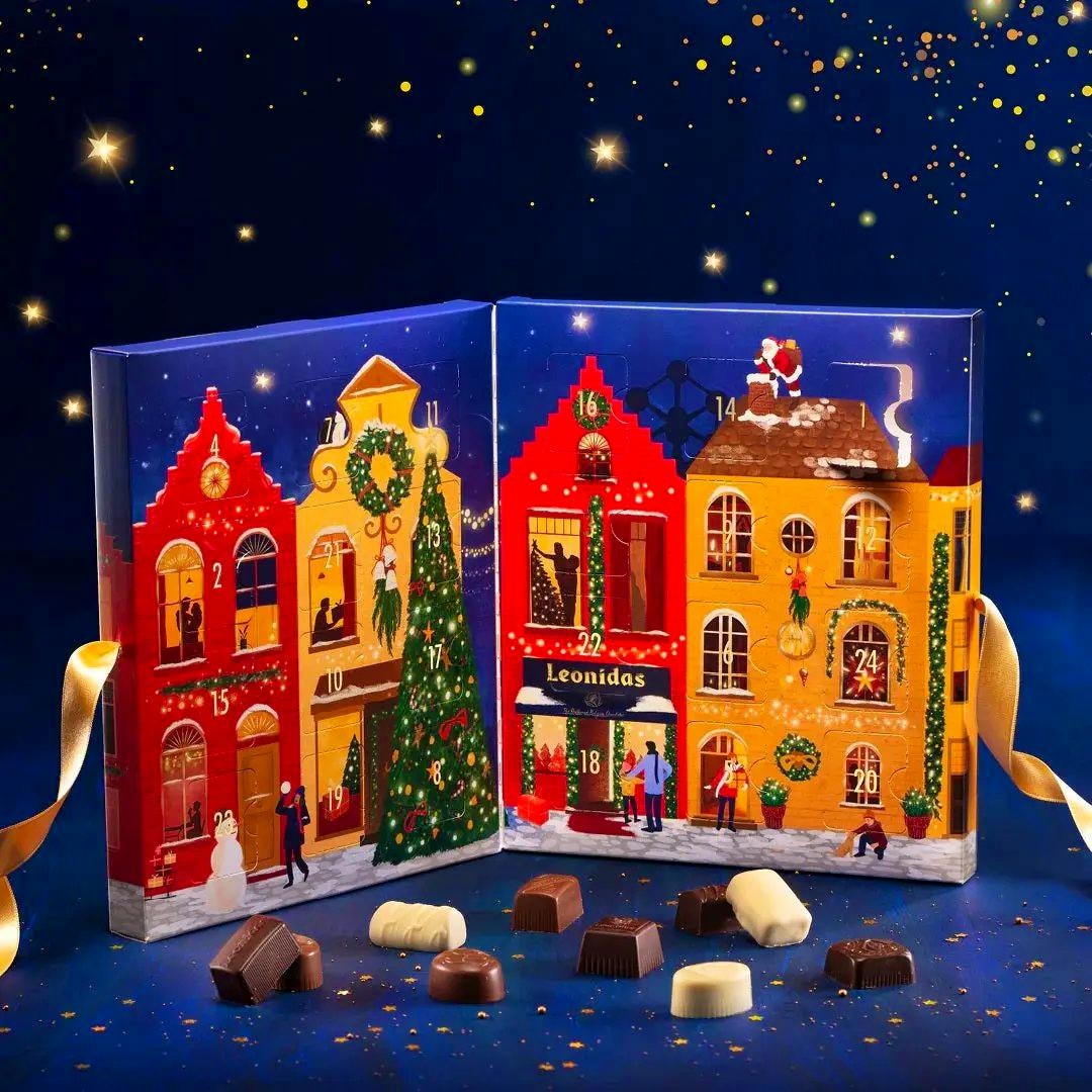 Leonidas Christmas Advent Calendar Assorted Chocolates,£34.95