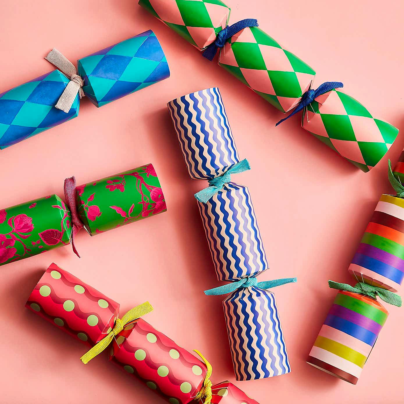 Set Of 6 Sophie Robinson Maximalist Christmas Crackers