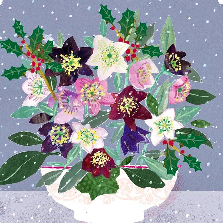 Amnesty International Festive Florals, Pack of 10, £4.95