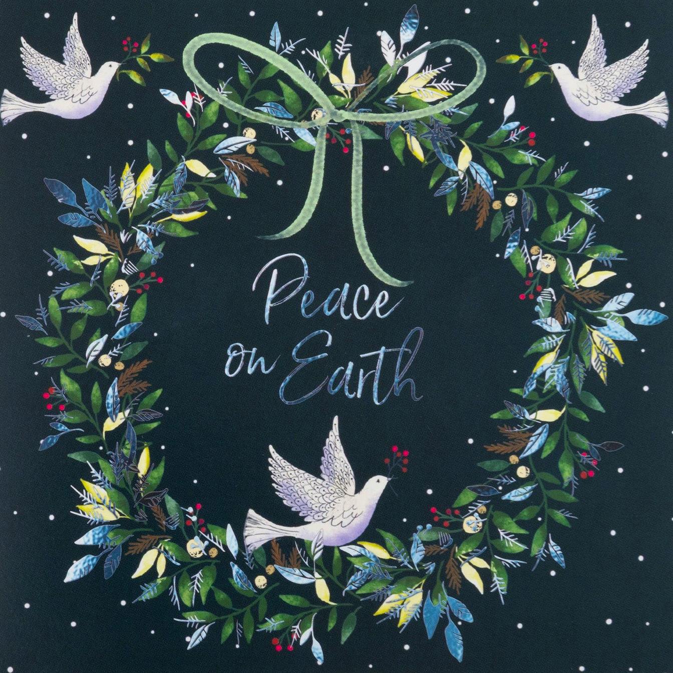 Macmillan Dove Wreath Christmas Card, Pack of 10, £4.30
