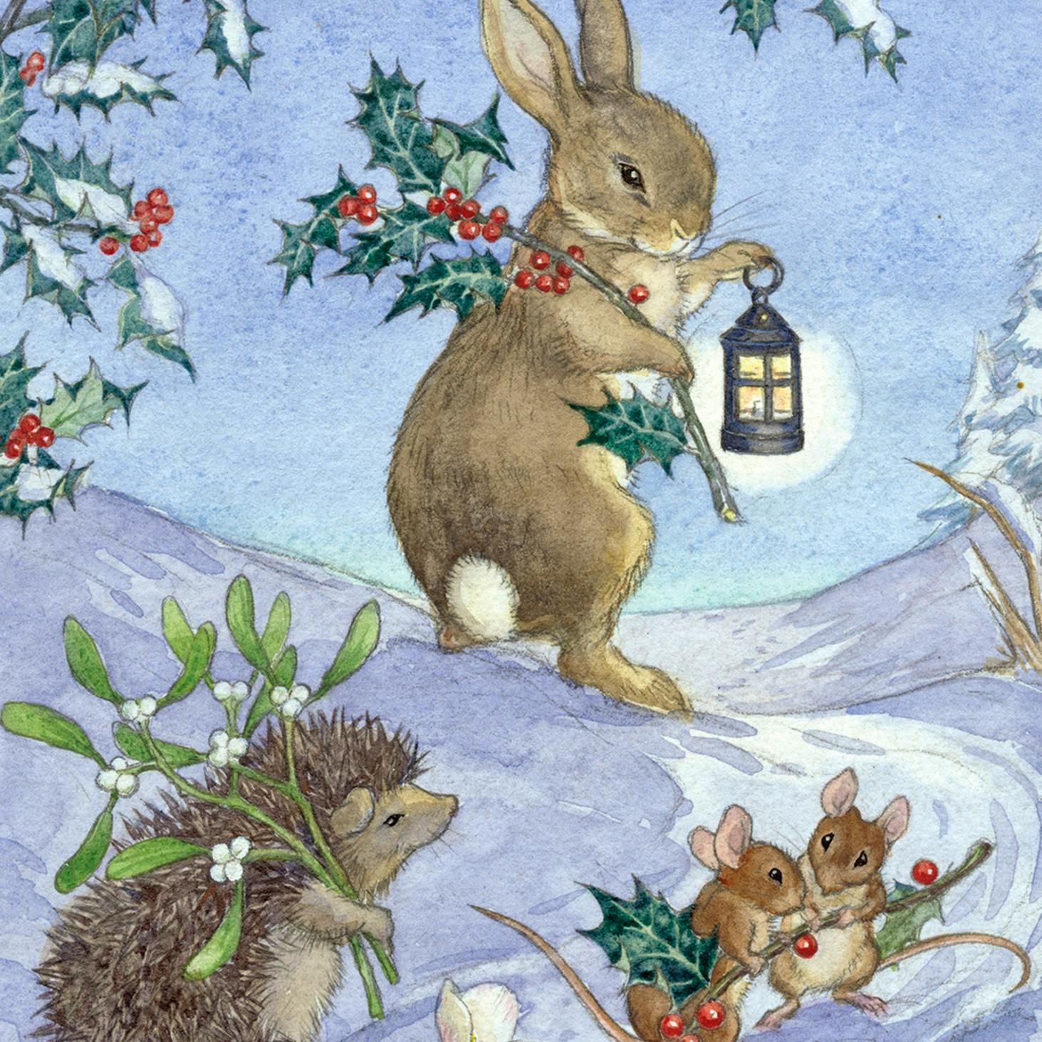 Save The Children Festive Foraging Christmas Cards, Pack of 10, £4