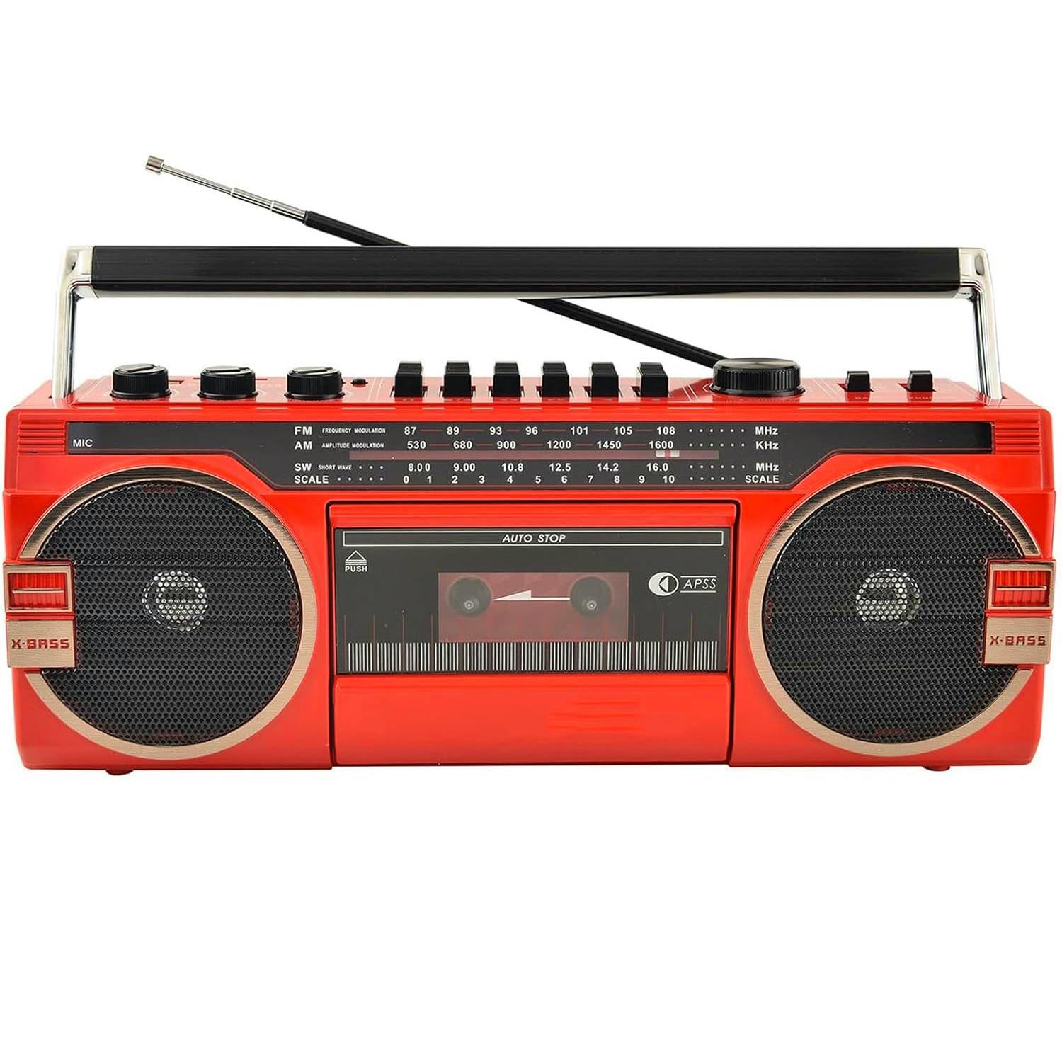 Amazon Facoll Classic 80s Style Retro CD Player Boombox with Bluetooth, £57.50