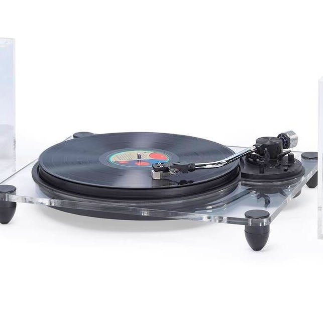 Not On The High Street Soho Luxury Clear Record Player, £200