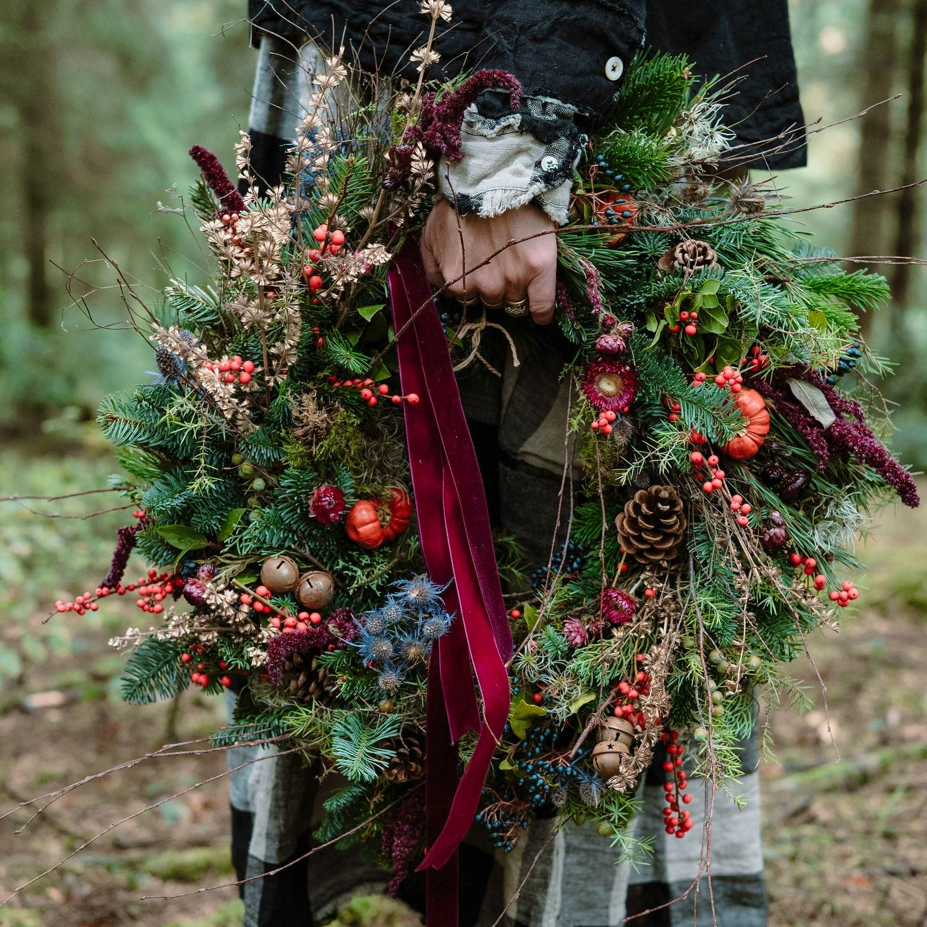 Bramble & Wild The Yuletide Wreath, £90  – £150