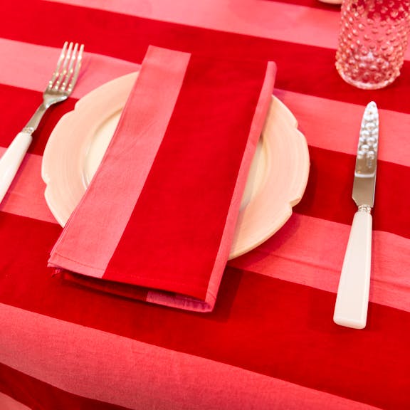 Osski Stripe Cotton Tablecloth, £80