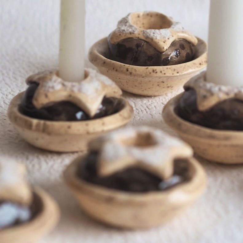 Marigold & Lettice Mincepie Candleholder, £15