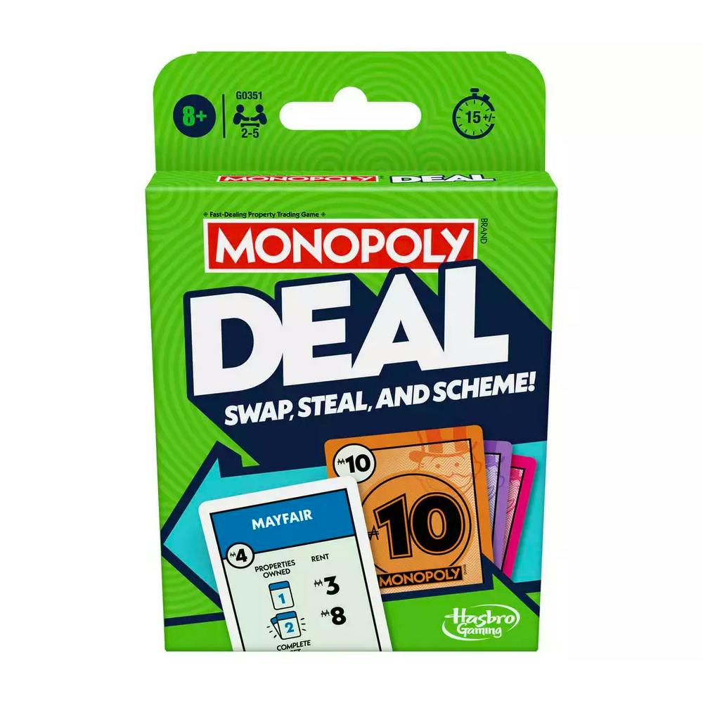 Argos Hasbro Monopoly Deal Card Game , Now £4.50