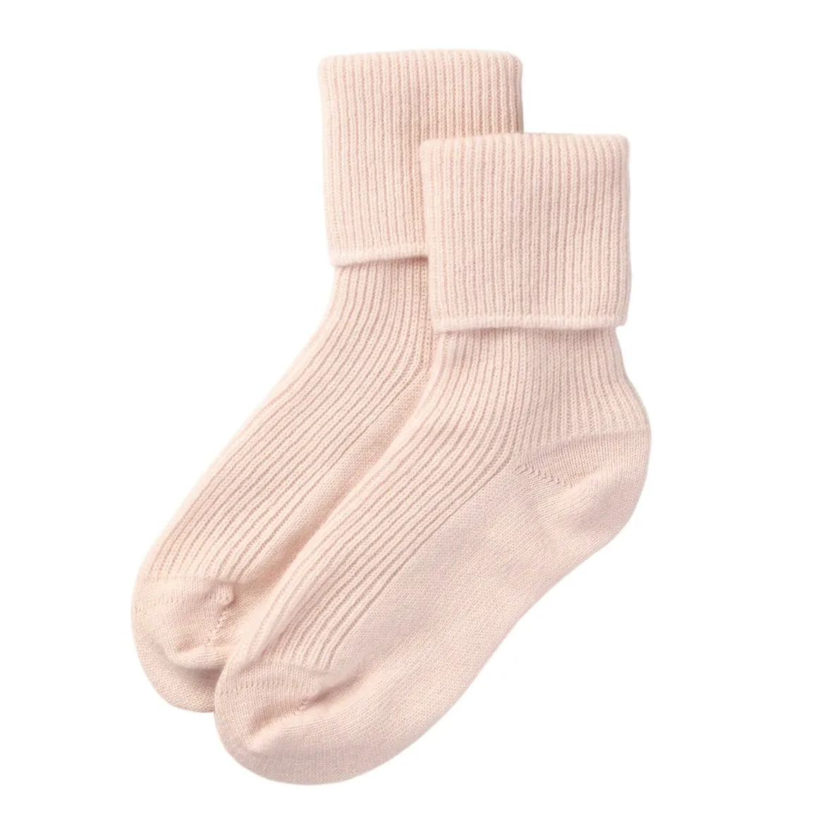 Johnstons of Elgin Women's Pink Cashmere Lounge Socks, £60