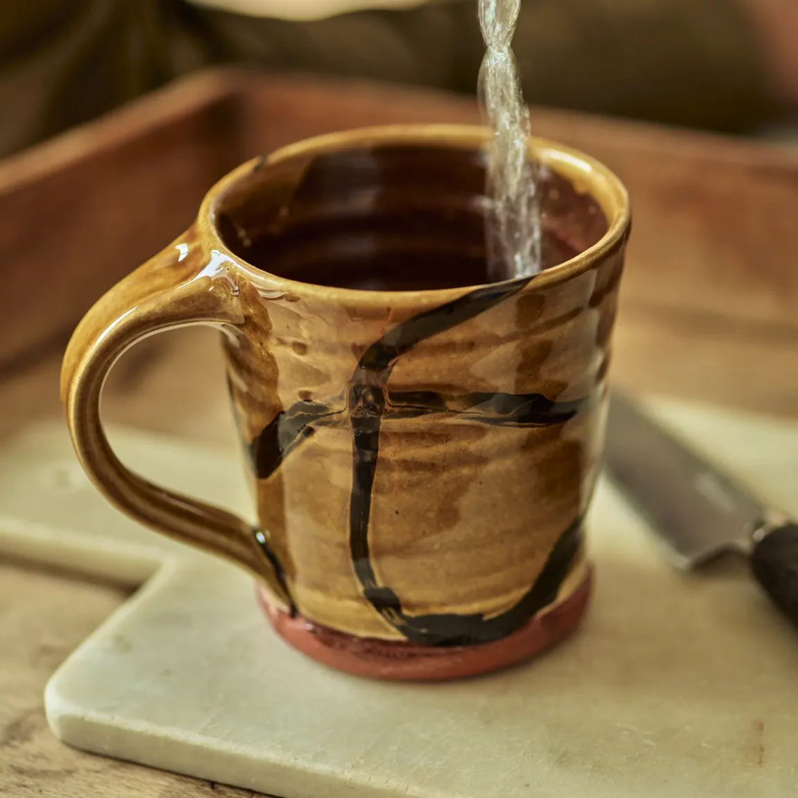 Rowen & Wren Handmade Terracotta Tea Mug, £32