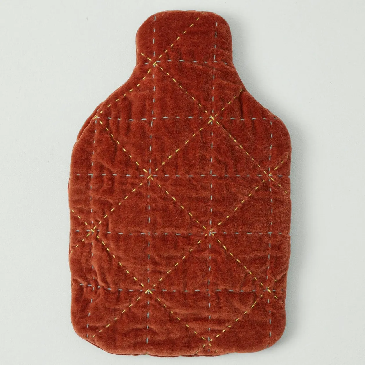 Toast Quilted Velvet Hot Water Bottle Cover, £46